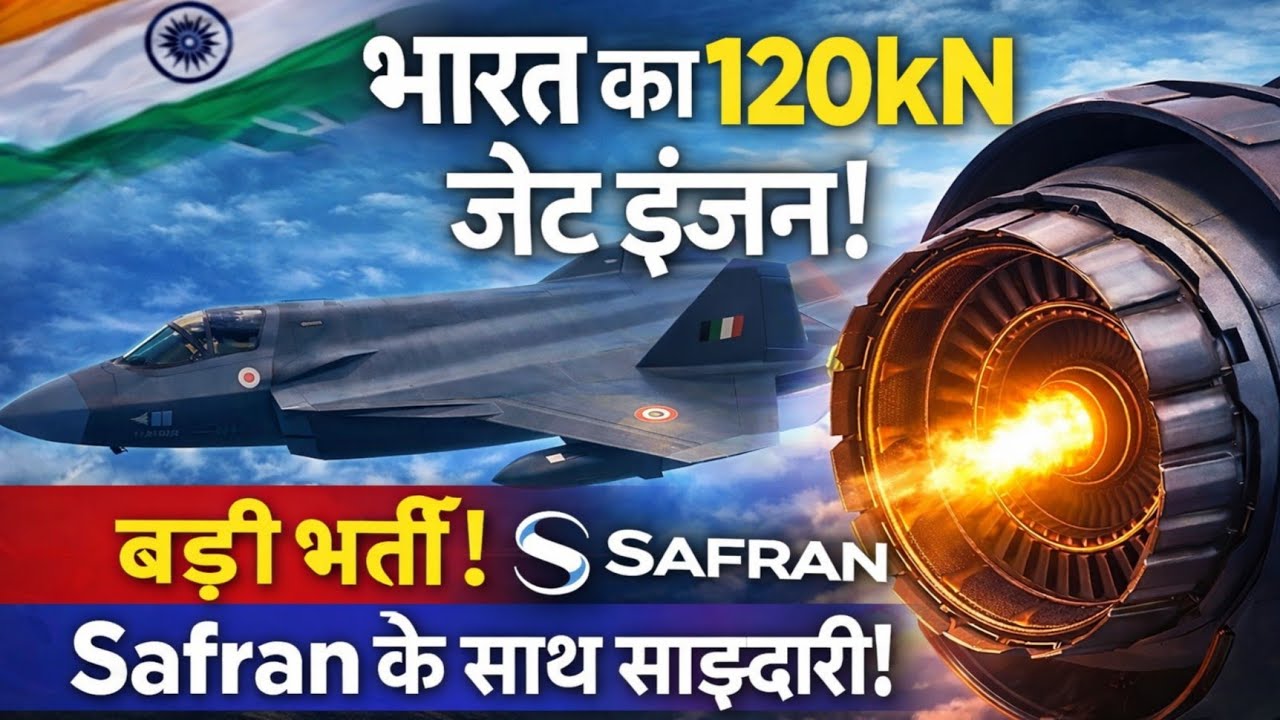 भारत का 120kN जेट इंजन मिशन! Safran के साथ बड़ी डील और मेगा भर्ती 🇮🇳🔥
