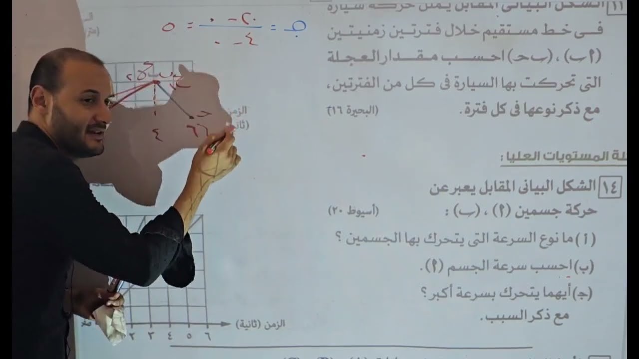حل كل أفكار مسائل العجلة علوم تالتة إعدادي#أحمد_عطية