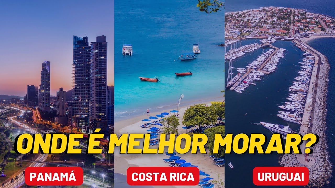 Qual o MELHOR país para morar? PANAMÁ, COSTA RICA ou URUGUAI?