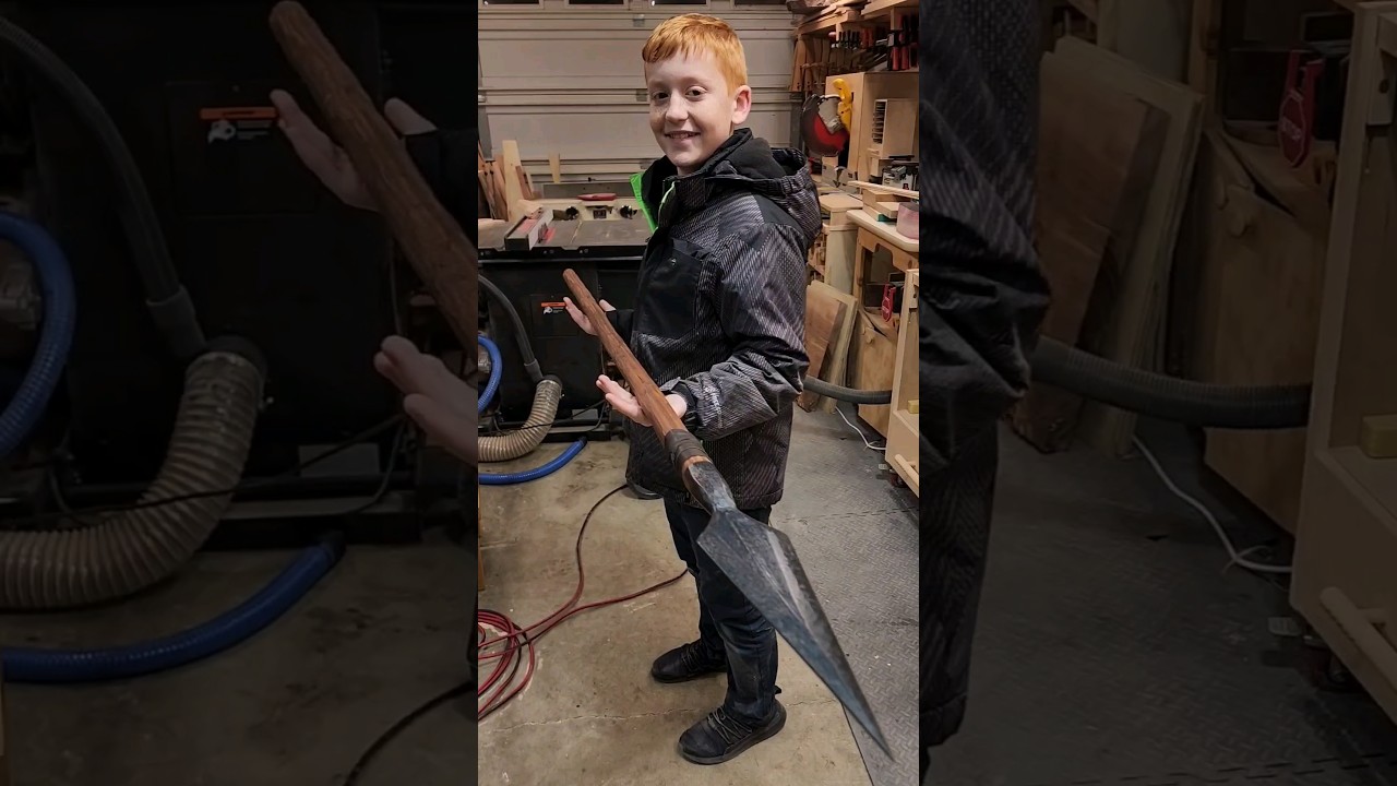 We made an African spear for a school project! 