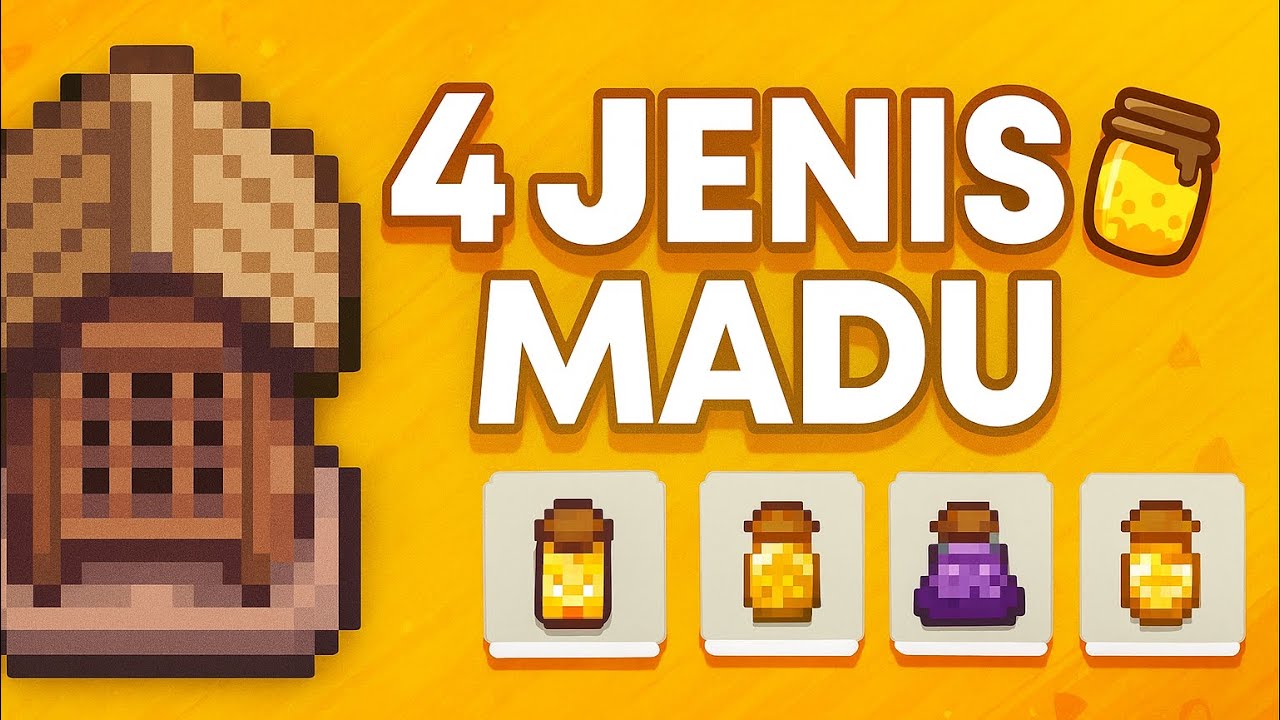 Begini Cara Dapat 4 Jenis Madu (Nectar) dari Hive di Harvest Town!