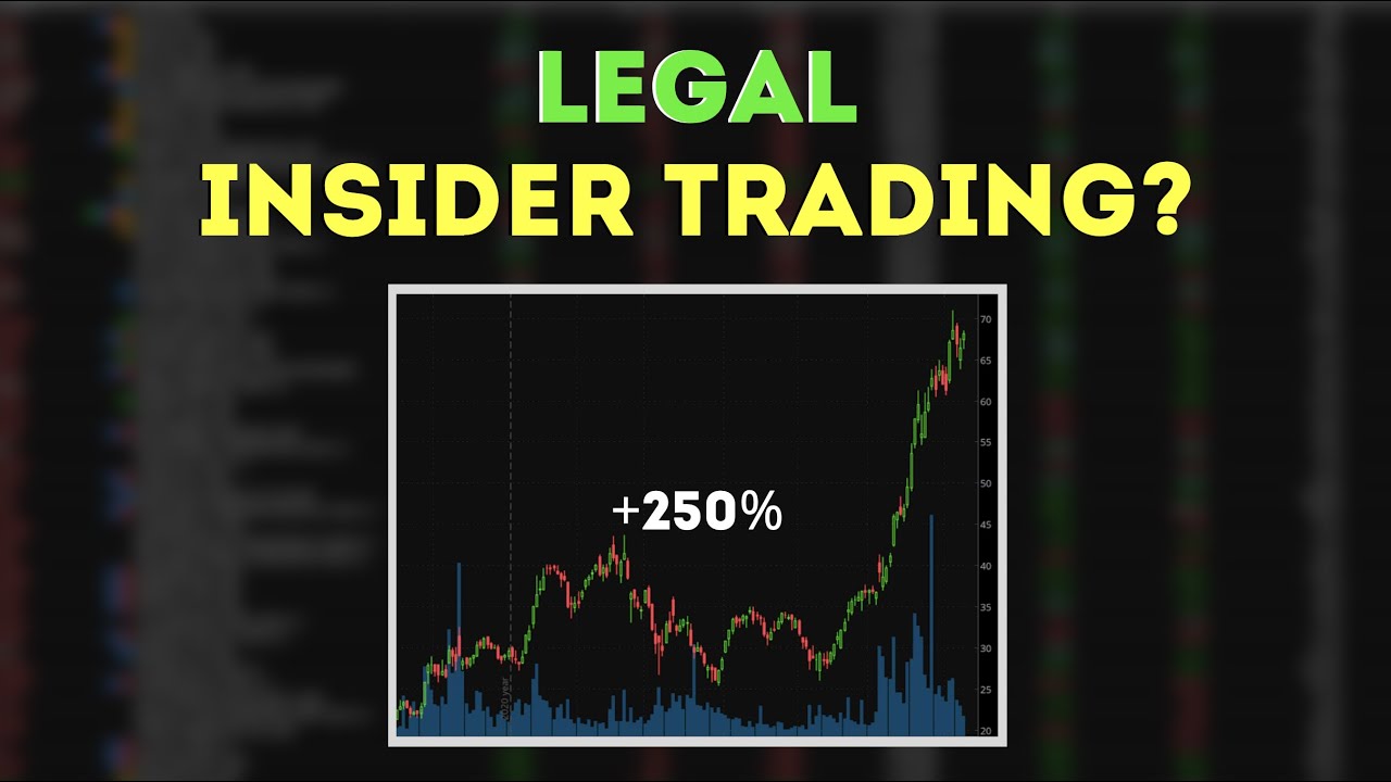 How to LEGALLY Profit From Insider Trading