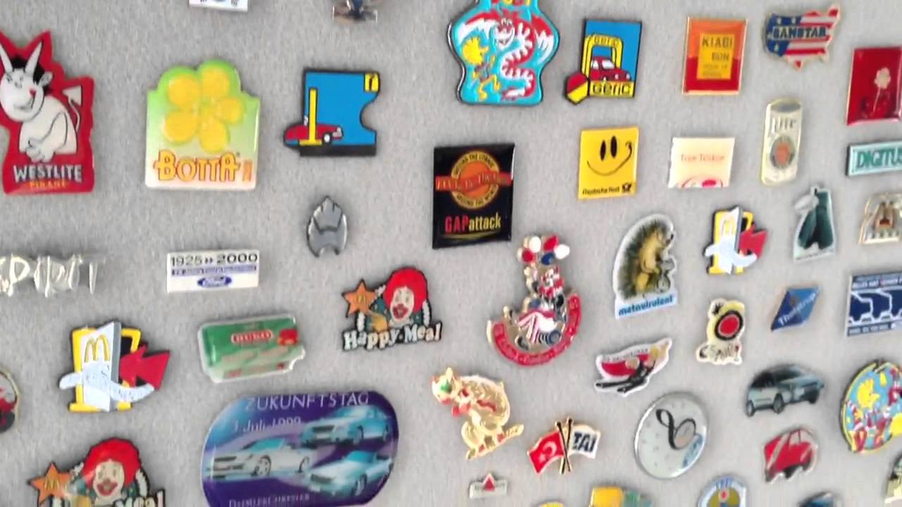 Pinsammlung am Autohimmel