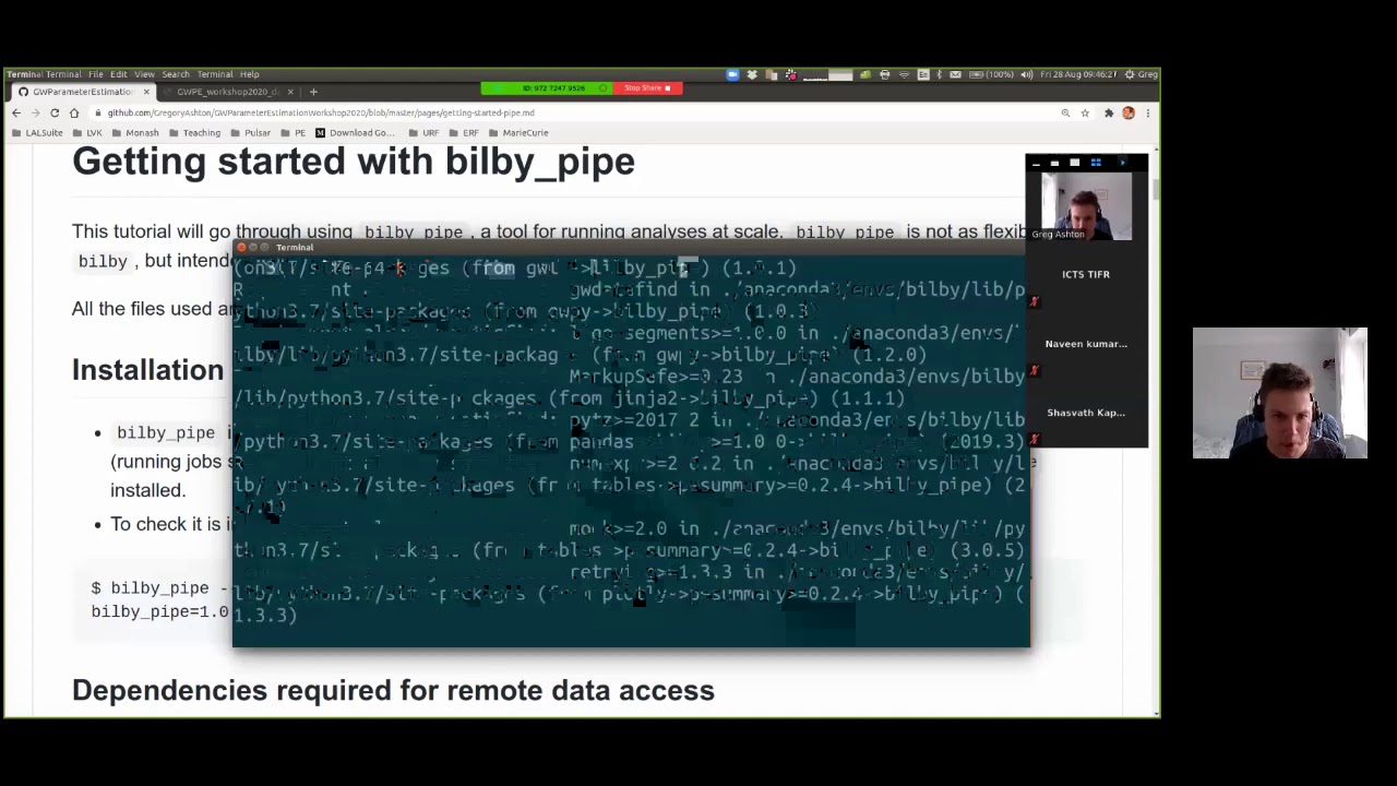 Workshop on Parameter Estimation with bilby (Lecture 2) by Greg Ashton
