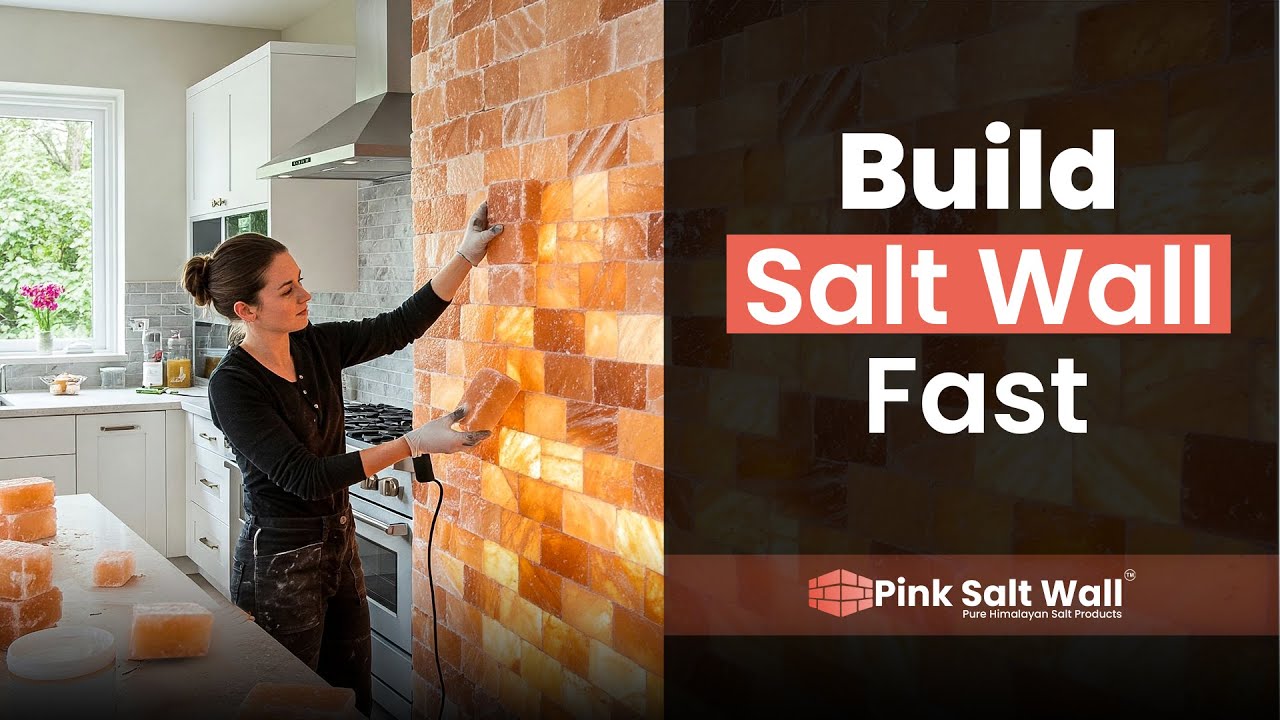 DIY Pink Salt Wall in 1 Day &ndash; Start to Finish! ⏱️