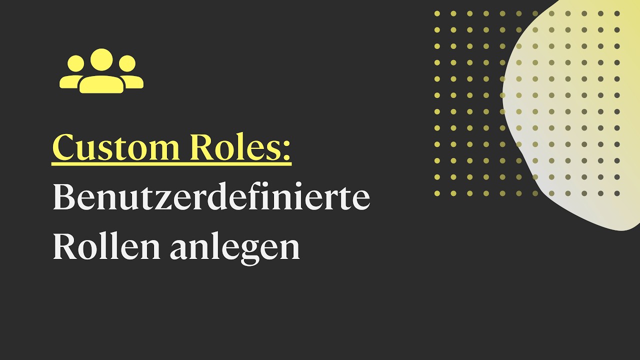 SocialHub Custom Roles - Benutzerdefinierte Rollen