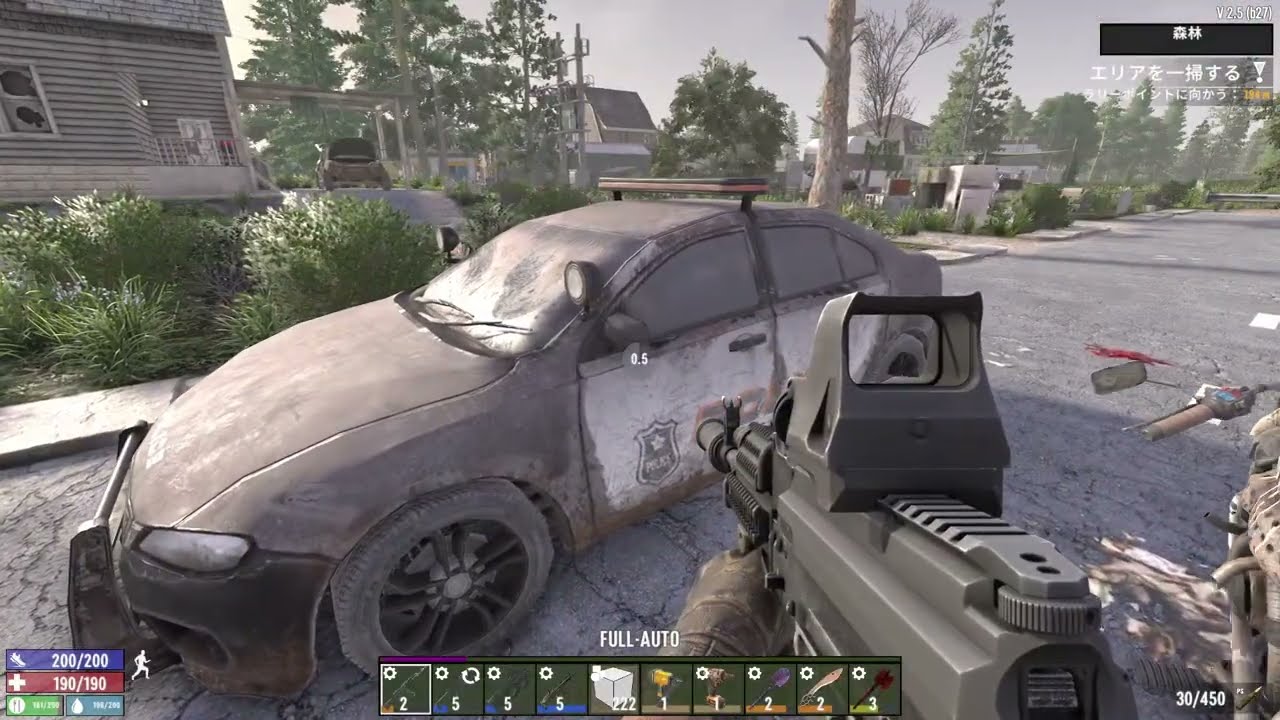 まったり銃を撃ちながらぶらつきたい　【7Days to Die】　【EFTmod】