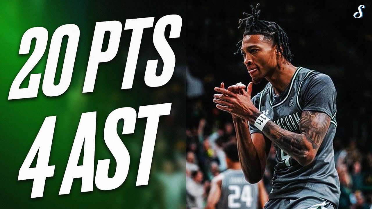 Eric Gaines Drops 20 Pts & 4 Ast in UAB's Win Over #19 Memphis!