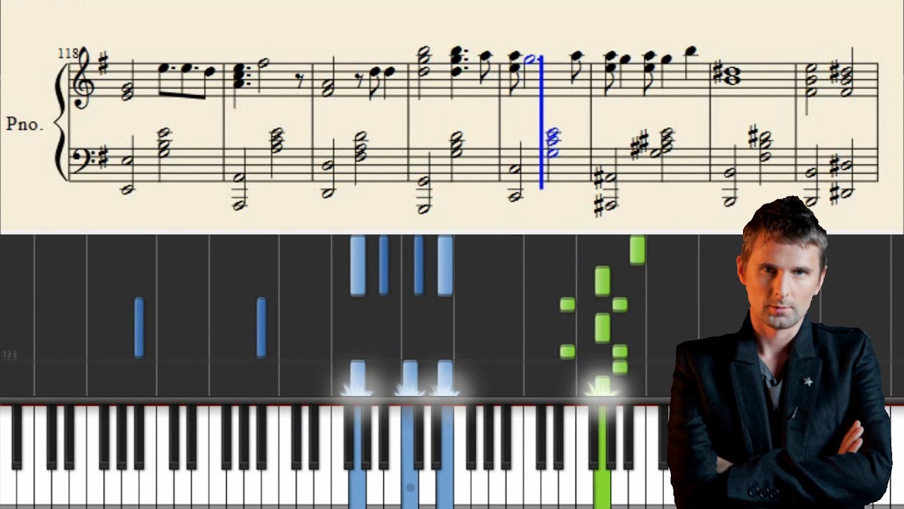 Muse - New Born - Advanced Piano Tutorial + Sheets