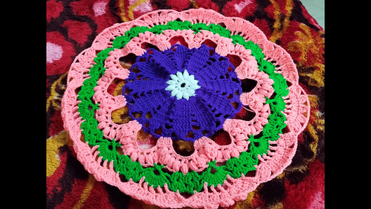 Thalposh Woolen Design Crosia Ke | Easy Crochet Step by Step