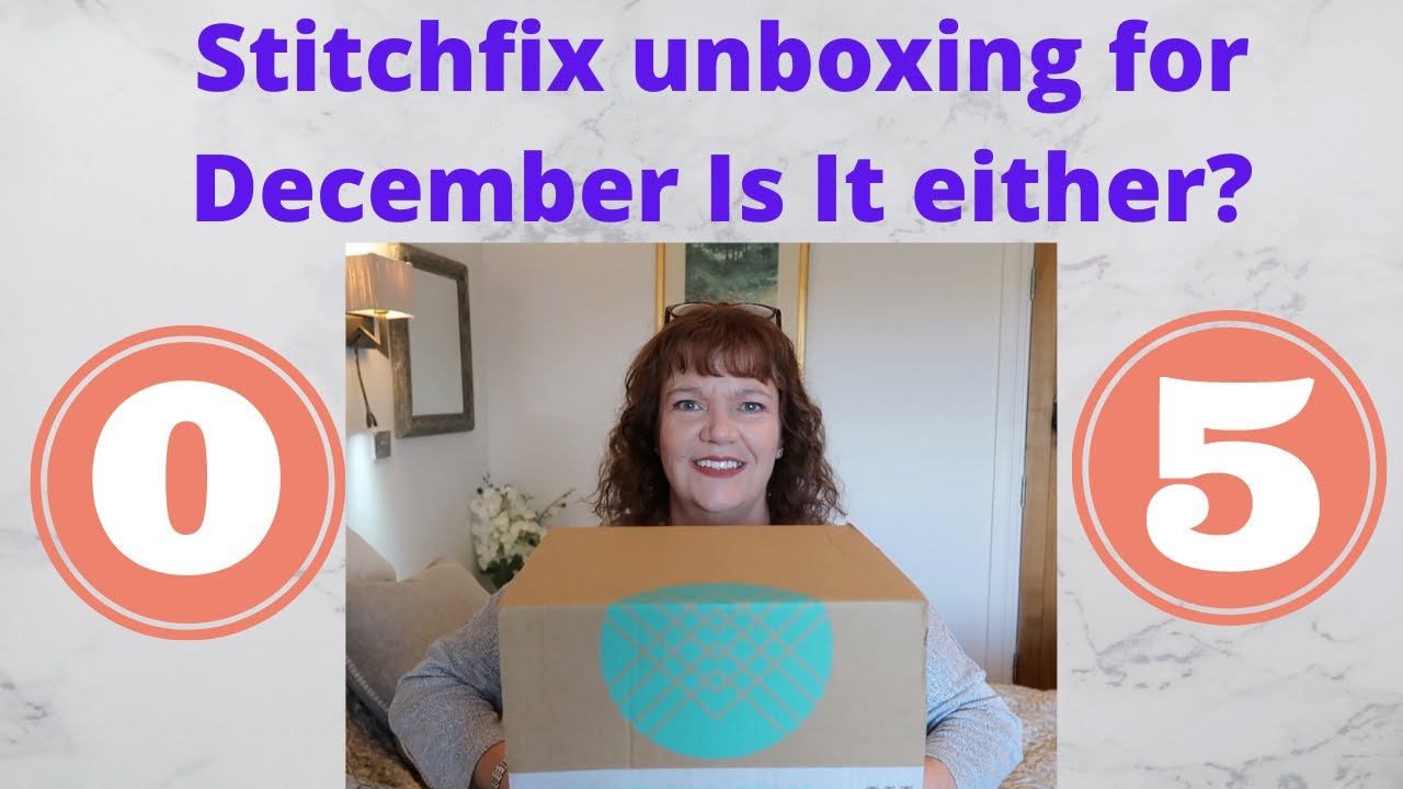 Stitch fix Unboxing for December, with try on, curvy over fifty.