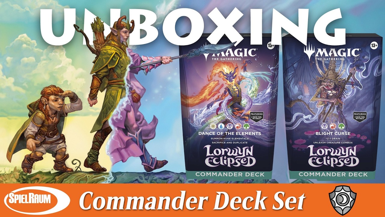Lorwyn Eclipsed - Commander Deck Set Unboxing - MtG / Magic: the Gathering [DE]