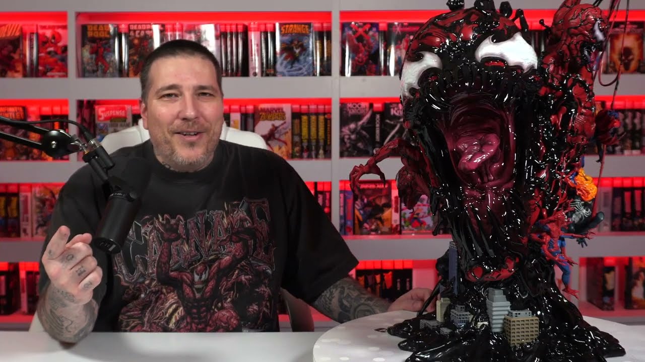 Арт-бюст Maximum CARNAGE от PCS | Распаковка и обзор статуэтки | Человек-паук | Веном