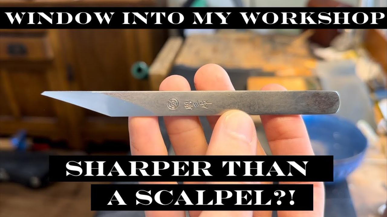 Explaining, sharpening and testing my Kiridashi Japanese knife
