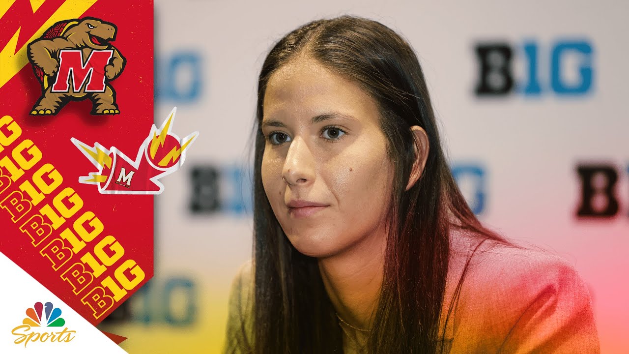 Yarden Garzon reveals why she left Indiana for Maryland | Big Ten on NBC Sports (FULL INTERVIEW)