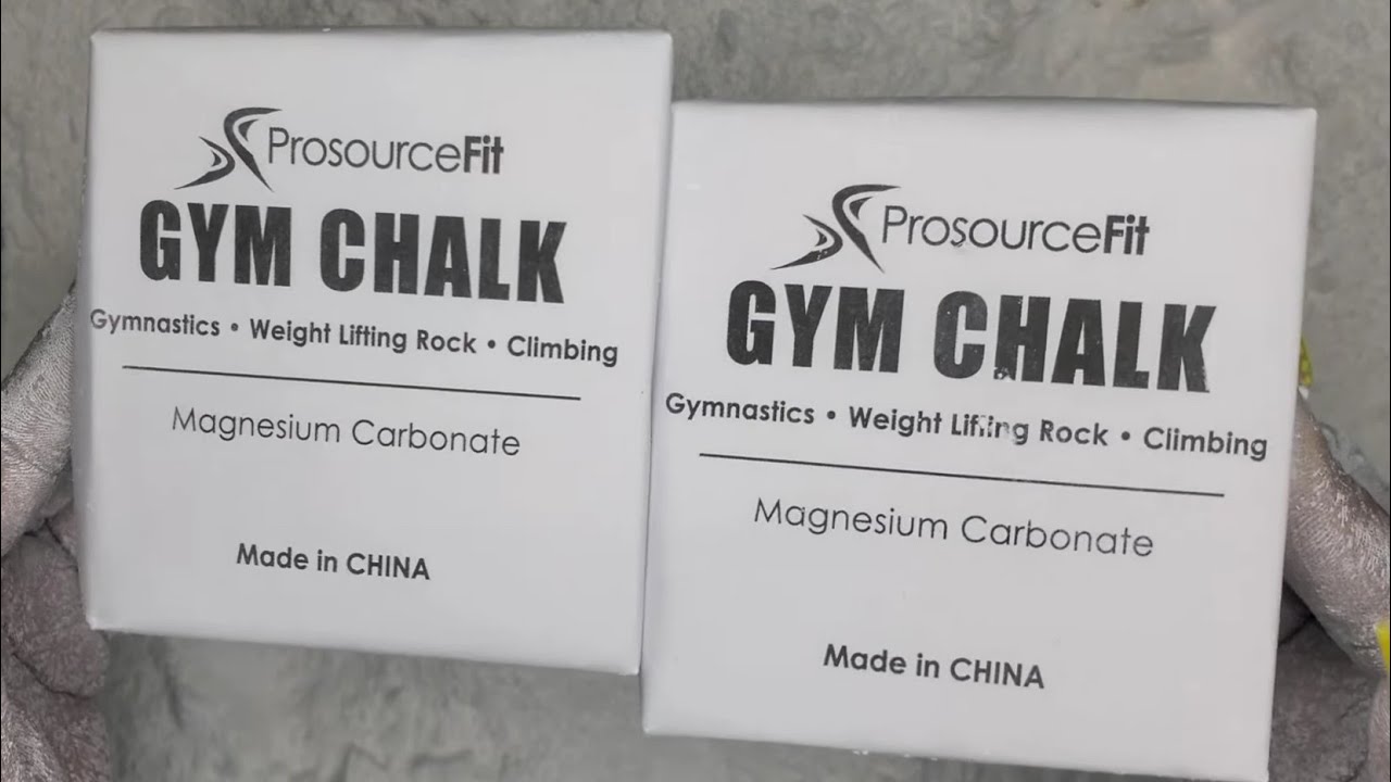 ASMR &bull; Gym Chalk Brand Comparison - Z Athletic : Nexo : ProsourceFit