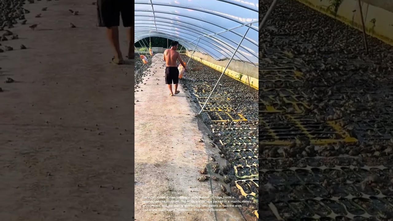 Feeding a Massive Frog Farm in a Greenhouse