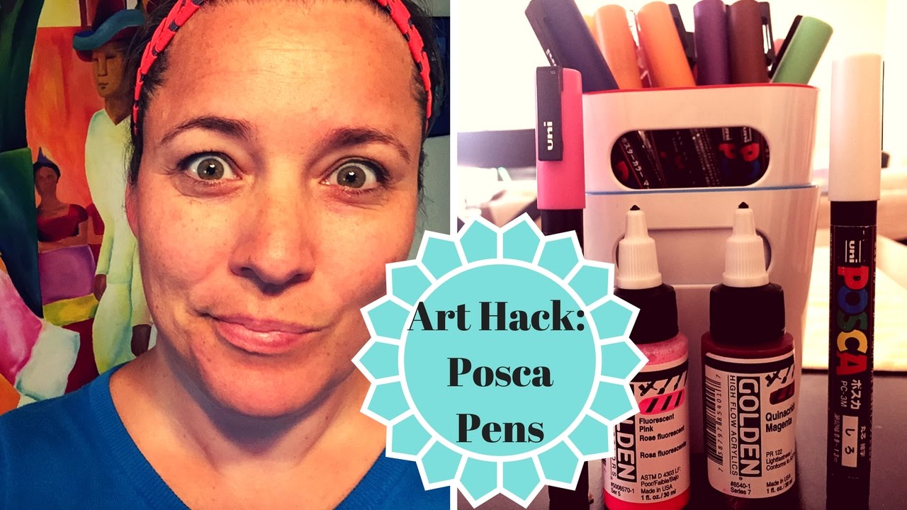 ART HACK l HOW TO REFILL YOUR (POSCA) PAINT PENS