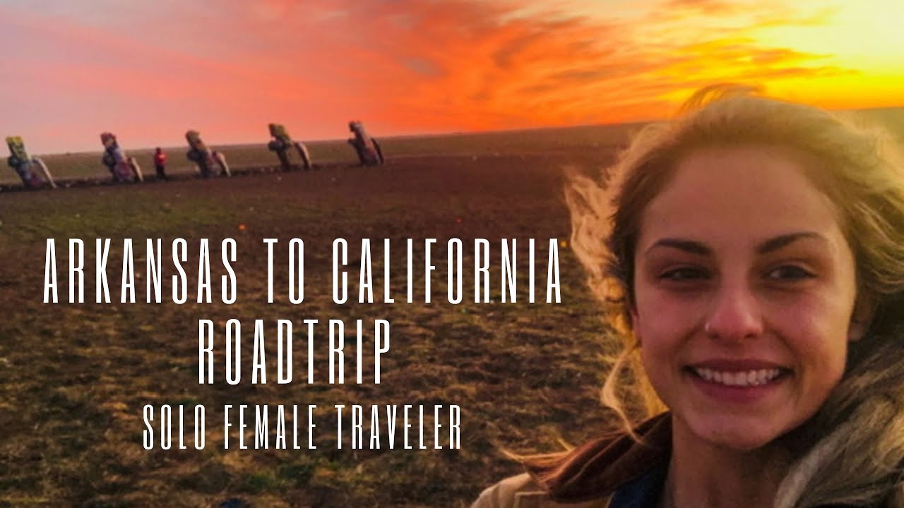 Arkansas to California 3 Day Roadtrip | Solo Female Traveler | Traveling Registered Dietitian