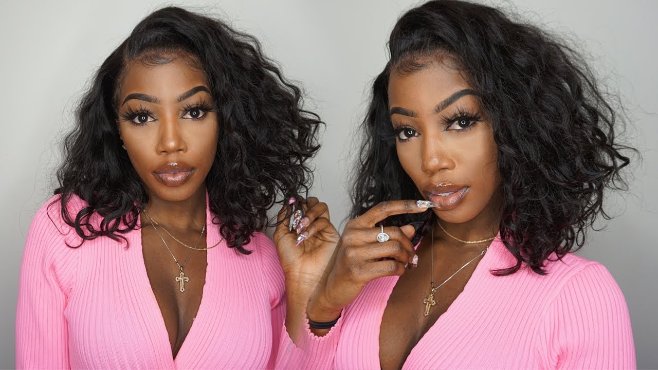 Best Affordable Quick & Easy Everday Wig Virgin Brazilian Human Hair Under $129 ft OMG Queen Hair