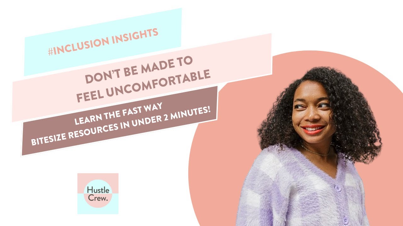 #Workplace Culture - Feeling Uncomfortable in the Workplace