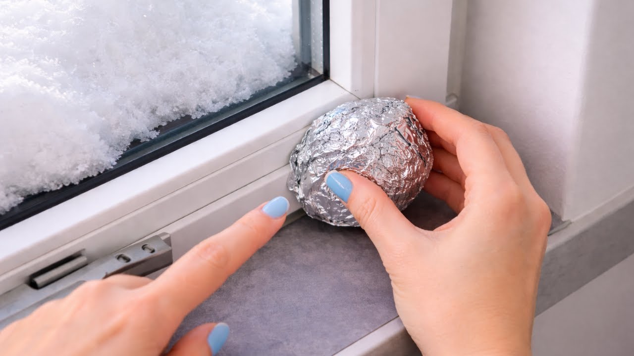Lege Alufolie ins Fenster und schau, was passiert!