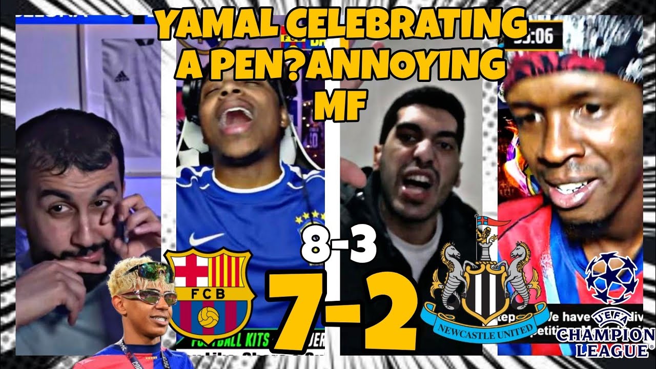 Real Madrid fans vexed as Barca fans celebrate 7-2 domination Vs Newcastle 