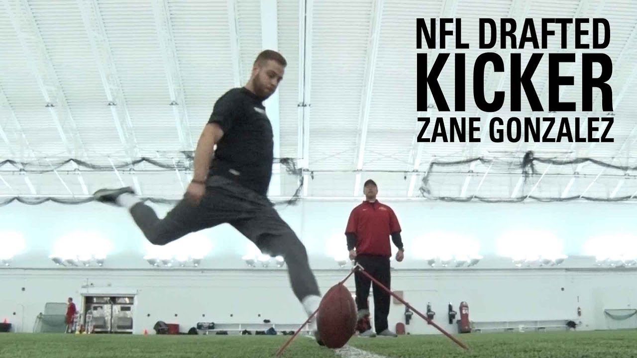 Zane Gonzalez Workout | 7th Round NFL Draft Pick | Kohl's Kicking Camps