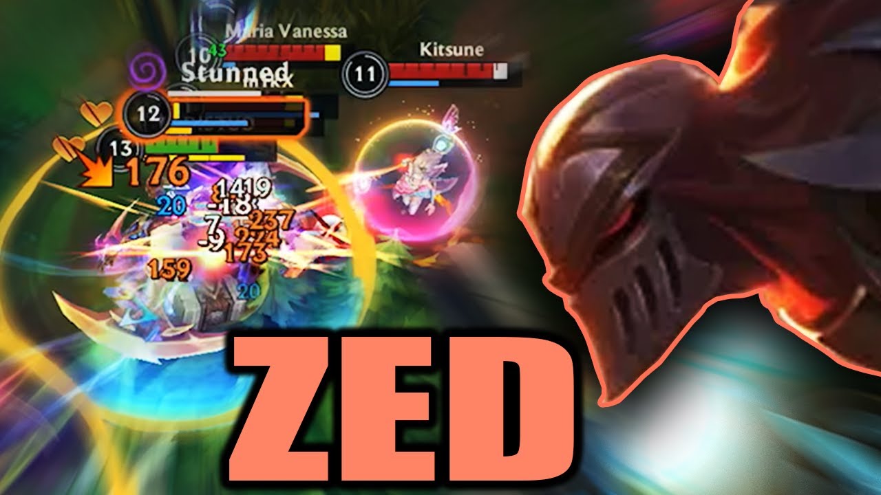 ZED Unkillable Assassin in Mid Lane!