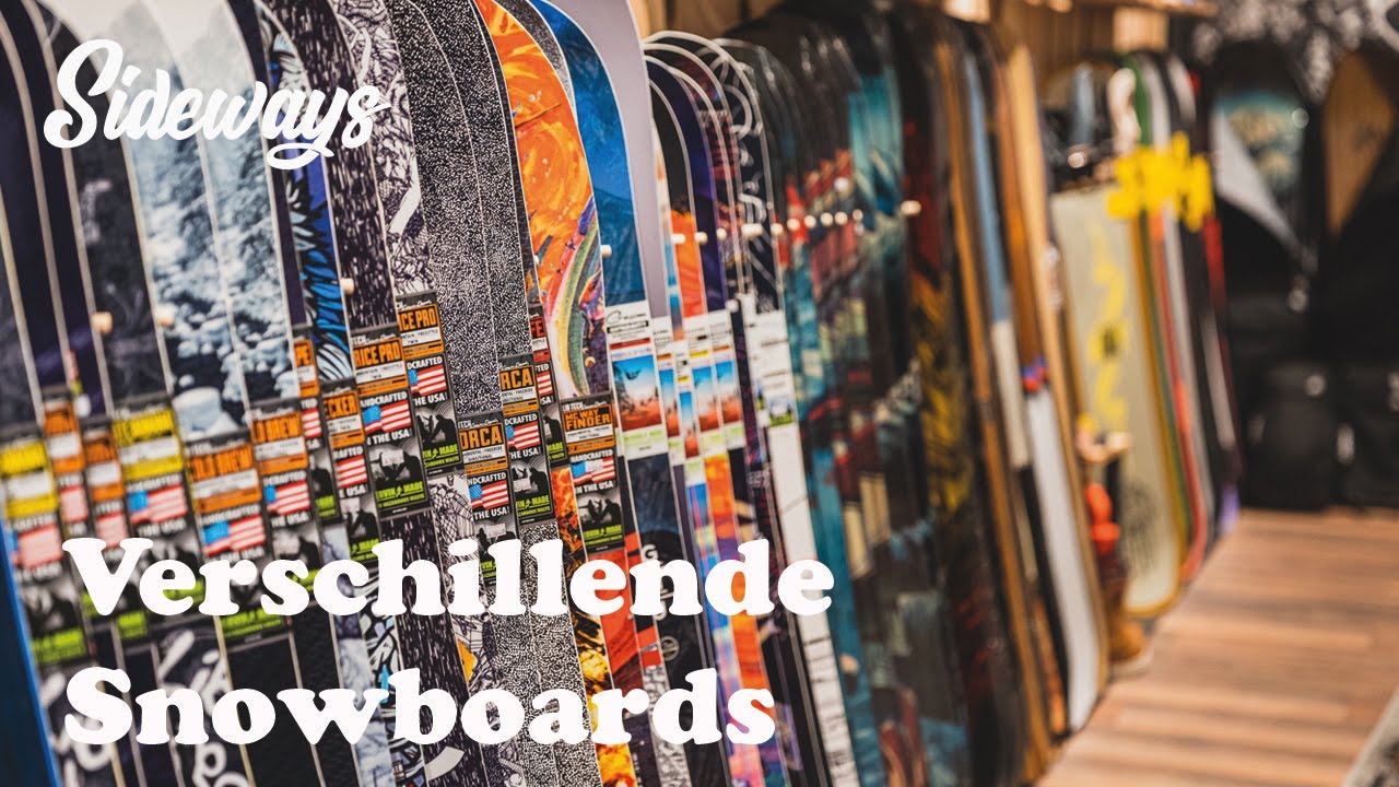 Verschillende snowboards | Sideways