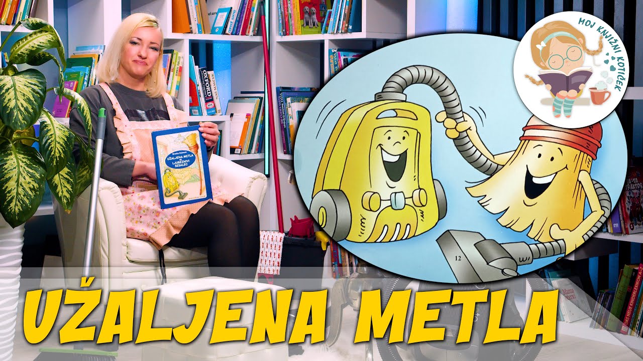 🧹  UŽALJENA METLA IN LJUBEZNIVI SESALEC – pravljica za lahko noč