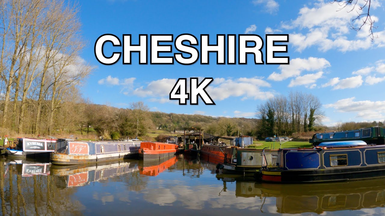 Macclesfield Canal | Cheshire | Walk | 4K