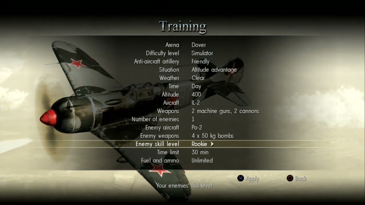 【PS3】IL-2 Sturmovik: Birds of Prey　着陸　難易度シミュレーター　プラチナトロフィー取得記念　／　Landing　simulator　platinum trophy