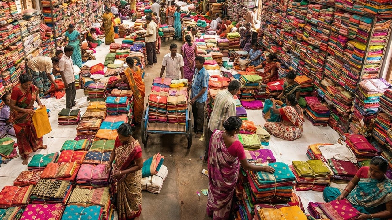 COD లో ఇంట్లో కూచోని సారీస్ బుక్ చేస్కోండి| హైదరాబాద్ హోల్‌సేల్ మార్కెట్ | మదీనా హోల్‌సేల్ మార్కెట్