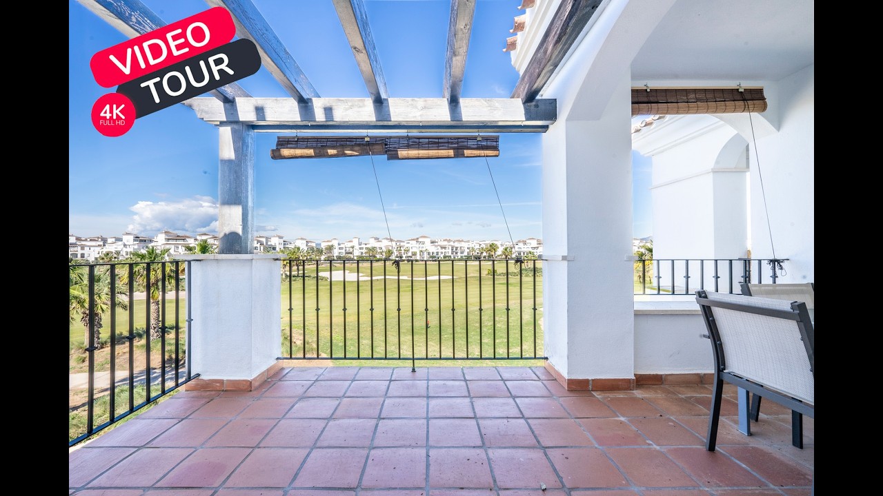 Two bed second floor apartment with sunning golf views on la torre golf resort - 148,500 Euros