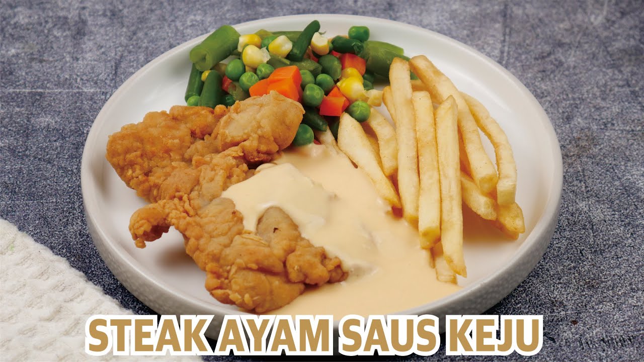 Modal 10 Ribuan bikin Resep Steak Ayam Crispy Saus Keju ala W4ROENG STE4K!!!