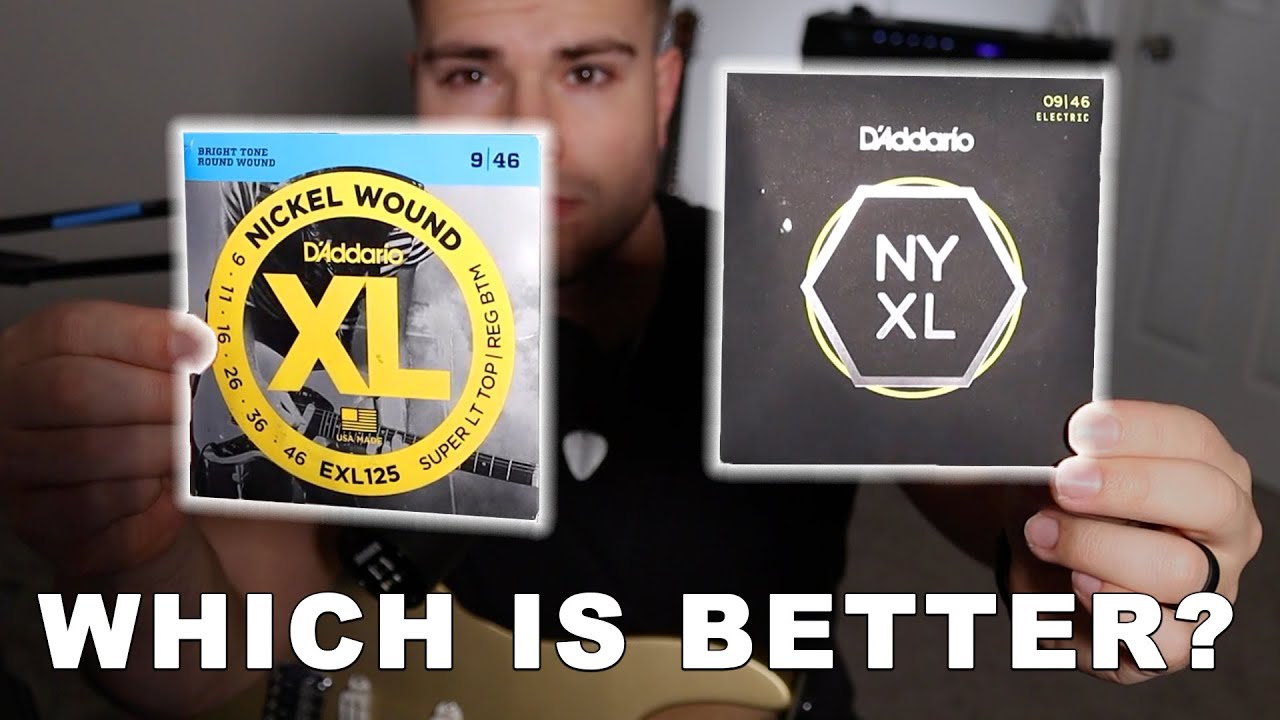Сравнение и обзор струн с никелевой обмоткой D'Addario NYXL и XL