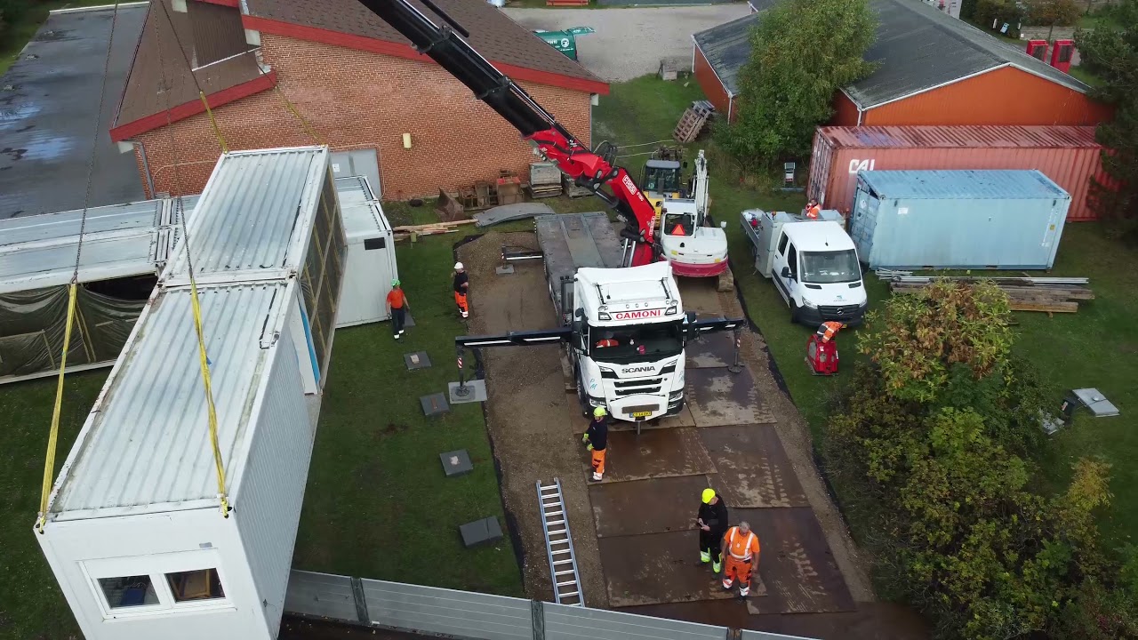 Container flytning