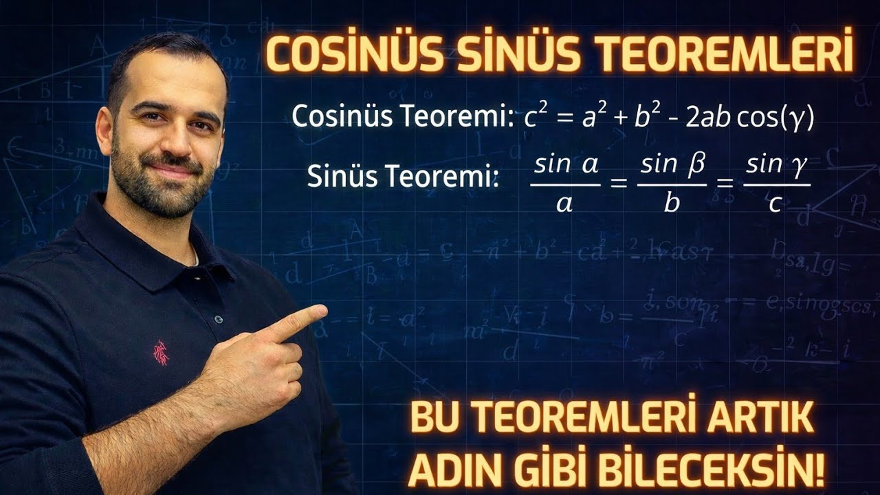 COSİNÜS SİNÜS TEOREMLERİ ZOR GEOMETRİ SORULARI ÇÖZMENİN İLACI | TRİGONOMETRİ KAMPI BÖLÜM 3 