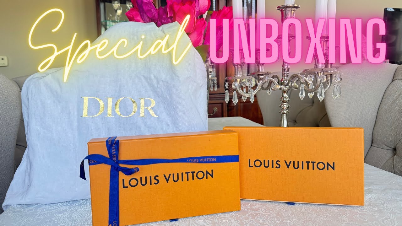 LOUIS VUITTON & DIOR Triple Unboxing and special reveal ❤️