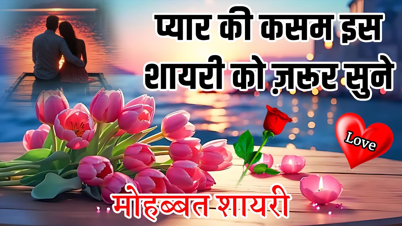 सच्चा प्यार करने वालों के लिए मोहब्बत शायरी | Heart Touching Shayari | Love Shayari