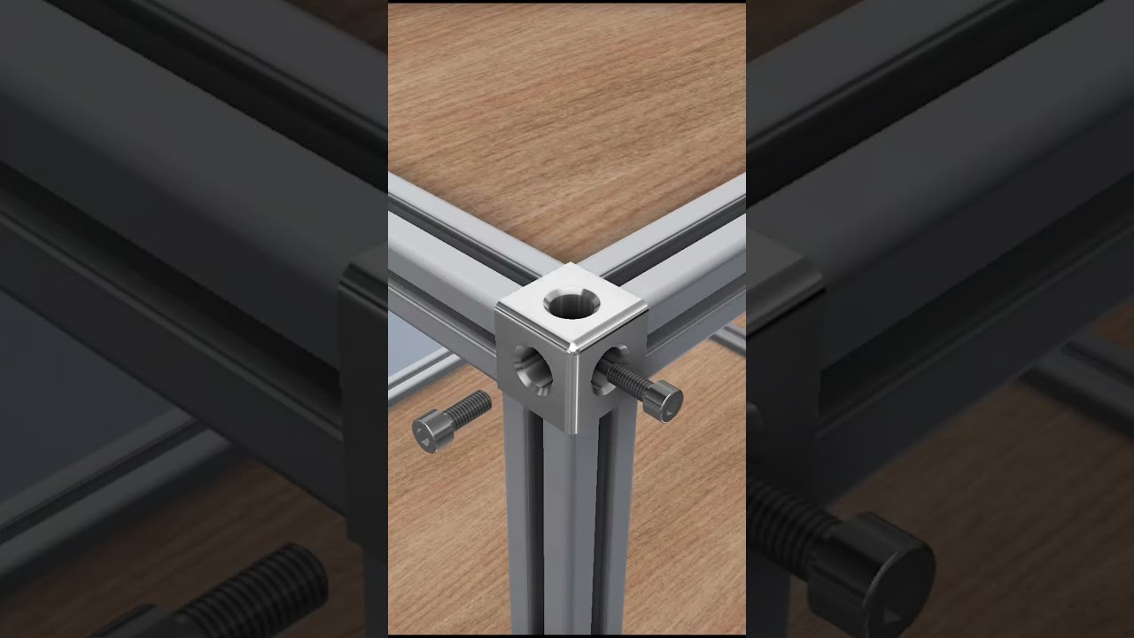 Experience the effortless assembly with the 40-Series T-Slot in our project animation #viral #fypシ