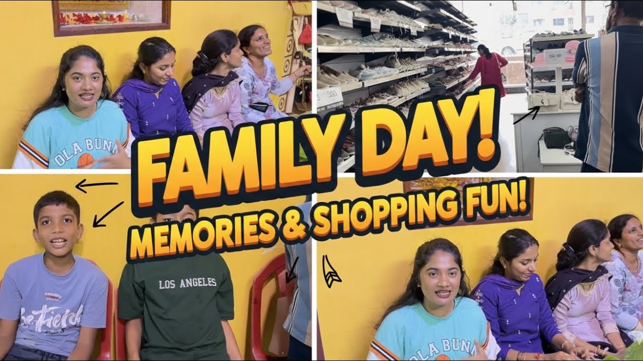 A Perfect Family Day 🛍️ | Shopping, Gathering & Memories
