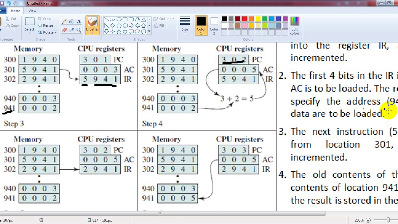 شرح مسألة ال Program Execution وال Multiplication فى مادة Computer Organization and Architecture