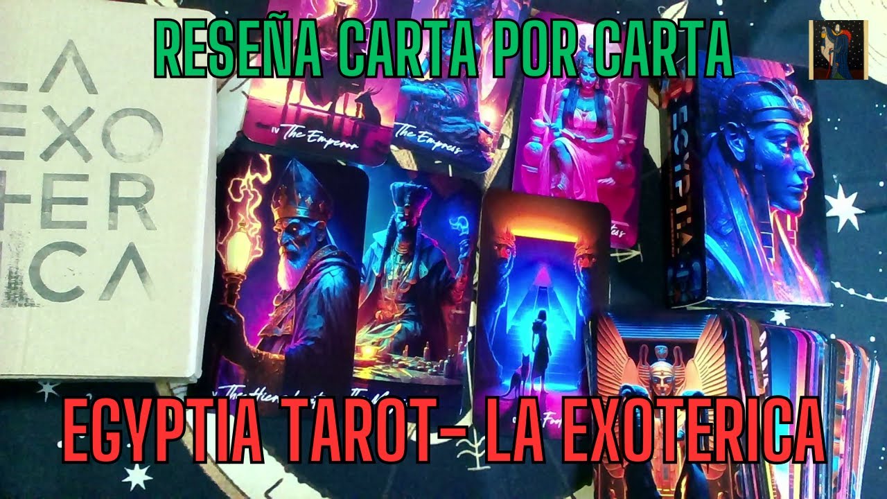 EGYPTIA TAROT LAIMPERATRIX LAEXOTERICA RESEÑA CARTA POR CARTA. #tarot #review #reseña #flipthrough