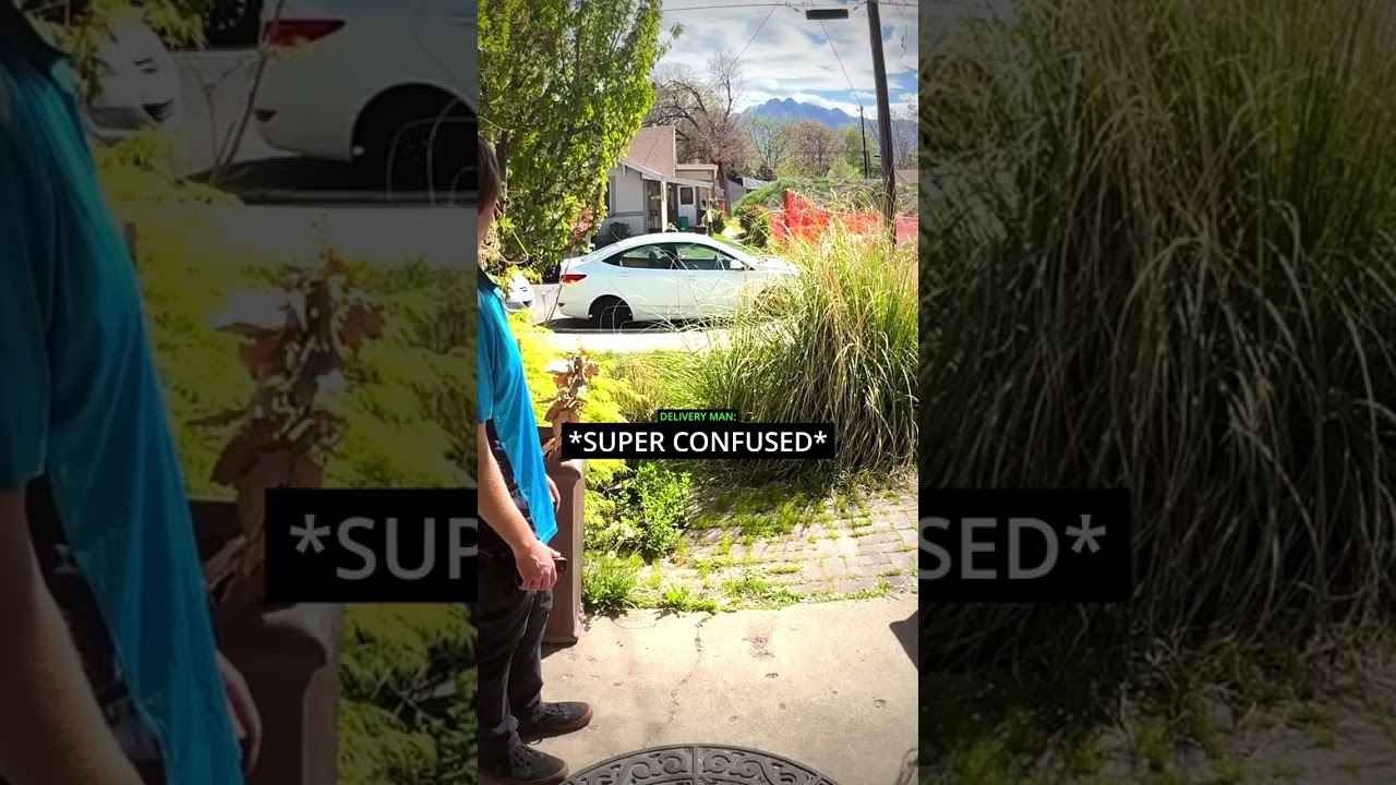 Porch Pirate Prank on Delivery Man Gone Wrong! 🤣🏴&zwj;☠️