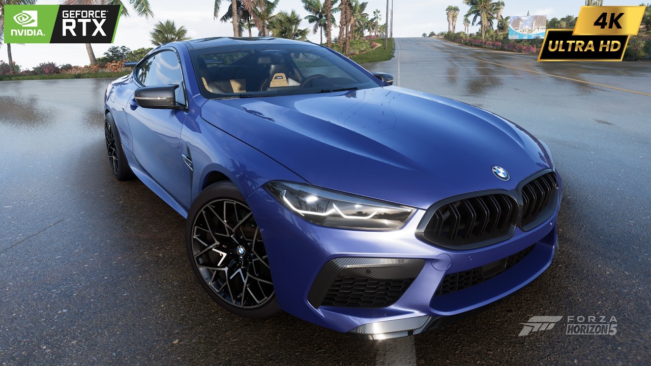 2020 BMW M8 Competition Coup&eacute; &ndash; Rainy Driving Experience | Forza Horizon 5