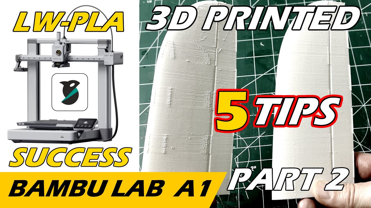 Foaming Success! - printing Light Weight PLA on Bambu A1 - part 2 - fixes and tips