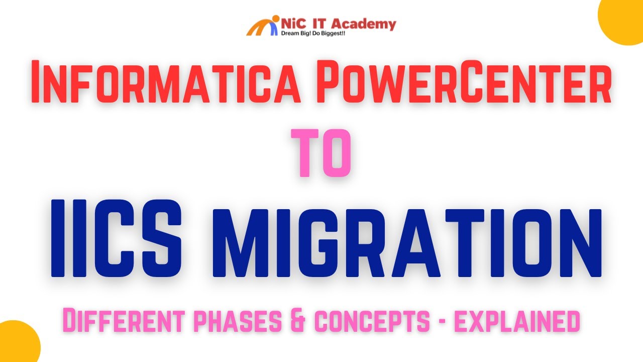 Объяснение перехода с Informatica PowerCenter на IICS | Оценка, планирование, миграция и проверка