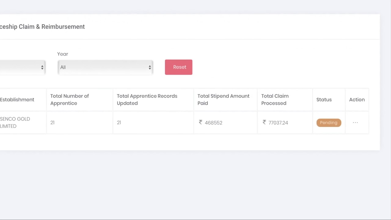 Step 6 - Establishment Reimbursement